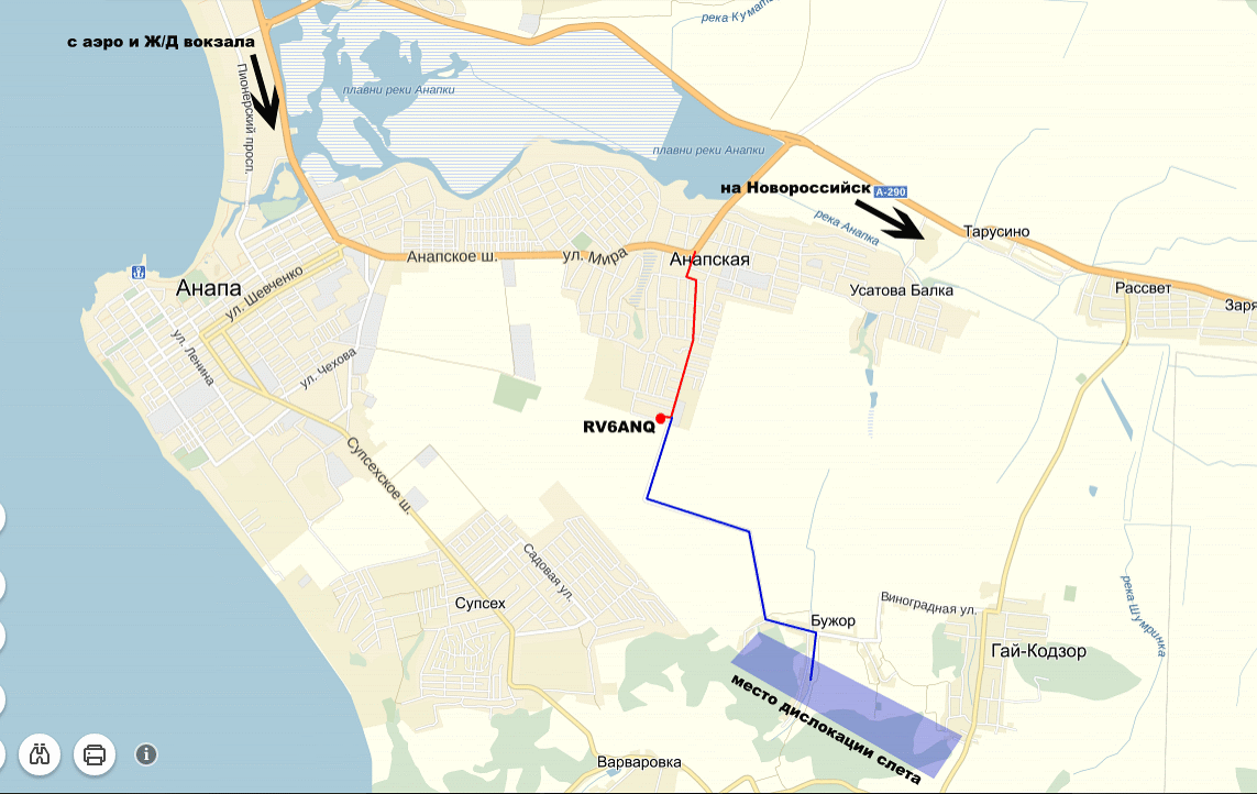 Карта варваровка анапский район